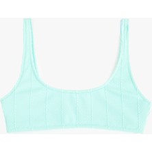 Koton Spor U Yaka Dokulu Bralet Bikini Üstü