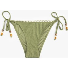 Koton Kroşe Detaylı Boncuklu Yanları Ipli Bikini Altı