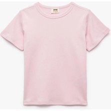 Koton Pamuklu Kısa Kollu Bisiklet Yaka Basic Tişört