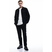 Koton Beli Bağcıklı Katlamalı Paça Cep Detaylı Slim Fit Pantolon