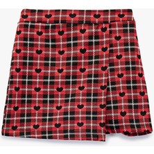 Koton  Kırmızı - Siyah Kız Çocuk Şort 6WKG40025AK