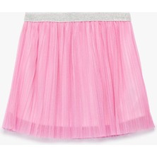 Koton Pileli Beli Lastikli Astarlı Tütü Etek