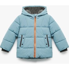 Koton Uzun Kollu Cepli Içi Suni Kürklü Kapşonlu Şişme Mont