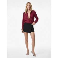 Koton Kaçık Yaka Uzun Kollu Modal Gömlek