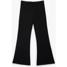 Koton Yırtmaç Detaylı Slim Fit Ispanyol Paça Tayt