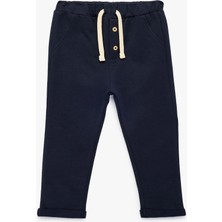 Koton Pamuklu Katlamalı Paça Düğme Detaylı Eşofman Altı