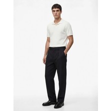 Koton Regular Fit Kısa Kollu Pamuklu Fitilli Polo Yaka Tişört