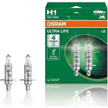 Leaf Shop Ampul H1 Ult 55W 12V P14.5S5X2BOXTRQR2 Ultralife