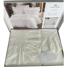 Capital Home Çift Kişilik Almına 7'li %100 Pamuklu Nevresim Takımı