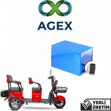 Agex Enerji Yuki Yk-58 72 Volt 45 Ah Lifepo4 Batarya-Akü