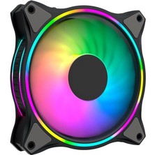 Leaf Shop Air Turbine 1X120MM Argb Kasa Fanı 6 Pin (Kontrolcü ve Kumanda Yok)