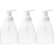 Leaf Shop Pompa Dağıtıcı, Doldurulabilir Pompa Boş Şişe 10,5 Oz (300 Ml), Plastik, 3 Adet