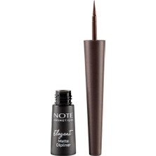 Leaf Shop Cosmetics Elegant Matte Dipliner Waterproof Kahverengi, 02 Coffee Brown