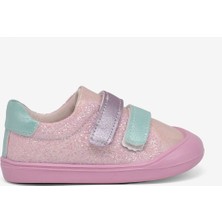 Tonny Black Kız Çocuk Pembe Lila Ilk Adım Taşlı Rahat Kalıp Sneaker