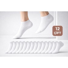 Qulat Kadın Basic Patik Çorap 12 Çift – Yumuşak Dokulu Günlük Kullanım