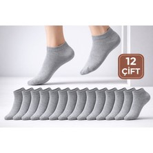 Qulat Kadın Basic Patik Çorap 12 Çift – Yumuşak Dokulu Günlük Kullanım