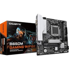 Leaf Shop B650M Gamıng Wıfı Am5 Ddr5 6400MHZ(OC) Pcıe 4.0 M.2 Nvme Wifi 6e Gigabit Lan Matx Anakart
