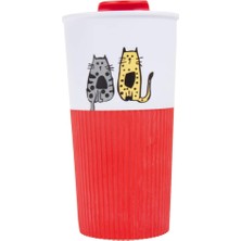 Leaf Shop Cats 450 ml Plastik Mug