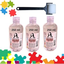 Leaf Shop 3 Adet x 250 ml Puzzle Yapıştırıcı + Dağıtıcı Sünger Rulo Fırça Hediye