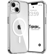 Leaf Shop iPhone 13 Için Kılıf Kamera Korumalı Magsafe Wireless Şarj Özellikli Şeffaf Kılıf