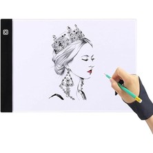 Leaf Shop Mddg LED Işıklı A4 Boy Çizim Kopyalama Eskiz Çizim Ultra Ince Animasyon Çizim Tableti
