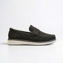 Öztürk Bağcıksız Fiyonk Bant Model Erkek Loafer Ayakkabı MK-100