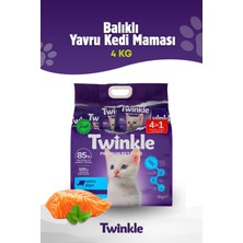 Twinkle Tavuklu Yavru Kedi Maması 4 kg Kitten Gelişim 5 Etki 1 Arada Güçlü Bağışıklık Beyin Desteği