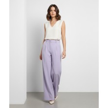 Masttoon Lila Palazzo Pantolon