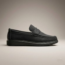 Öztürk Bağcıksız Fiyonk Bant Model Erkek Loafer Ayakkabı MK-100