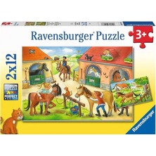 Leaf Shop 51786 Ahırda Çocuk Puzzle, 212 Parça