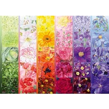 Leaf Shop 1000P Puzzle Çiçek Paleti, Yetişkin Puzzle