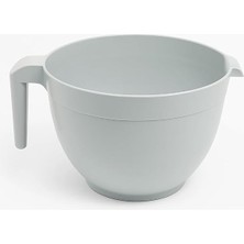 Leaf Shop Kabı, 3 Litre Hacimli, Saplı Çırpma Kasesi, Gri