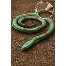 Tuengi Store 90 cm Uzunluğunda Yumuşak Esnek Et Malzeme Gerçekçi Oyuncak Yılan