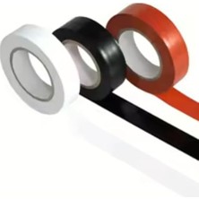 Leaf Shop 3 Adet Siyah Beyaz Kırmızı Elektrik Tamir Bandı Elektrikçi Izolebant Kablo Lnb Elektrik Tesisatı Izole Bant