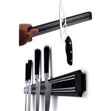 Leaf Shop Mıknatıslı Paslanmaz Duvar Bıçak Askısı Standı 55 cm