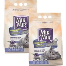 Leaf Shop Lavanta Kokulu Ince Taneli Kedi Kumu - 2 x 10 Lt Poşet