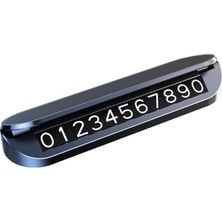 Leaf Shop Premıum Kapaklı Gizlenebilir Araç Park Telefon Numaratörü Geçici Park Telefon Numaratörü