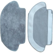 Leaf Shop Fiber Mop Bezi Mi Robot Vacuum Mop Pro (STYJ02YM) ile Uyumlu 2 Adet Mop Paspas