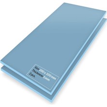 Leaf Shop Tp-3: Üstün Performanslı Termal Ped, 200 x 100 x 1,0 mm (Performans Kaybı Olmadan 2,0 Mm'ye Kadar Istiflenebilir), 2 Adet - Yüksek Performans, Özellikle Yumuşak, Ideal Boşluk Doldurucu, Köprü