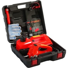 Leaf Shop Araba Krikosu, 5 Ton, 12 V, Hidrolik Kriko Seti, Elektrikli Anahtarlı (135 – 530 Mm), Araba Kaldırma Krikosu, Araba Suv Sedan, Mpv, Kamyon, Pikap, Lastik Değiştirme