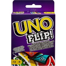 Leaf Shop Games Uno Flip Mattel Uno Flip, Klasik Uno'nun Yeni Versiyonu, Mattel Games GLH50 GLH50