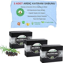 Leaf Shop Ardıç Katranı Sabunu 140 gr x 3 Adet Tüm Cilt Tipleri Için Antiseptik ve Yenileyici Etkili