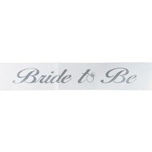 Leaf Shop Marifetlerim - Bride To Be Gümüş Gelin Kuşağı 2 Metre