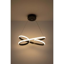 TERRA lighting Modern Palermo Power Led Avize, 3 Renk Yanabilen Lüks Led Avize, Mutfak Salon Hol Oda Sarkıt Led Avize