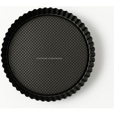 Leaf Shop 28 cm Yuvarlak Meyve Turtası Kalıbı – Siyah Metalik Yapışmaz Kaplamalı Turta ve Kiş Kalıbı – Eşit Isı Dağılımlı – Kolay Temizlenebilir – Fırın Güvenli