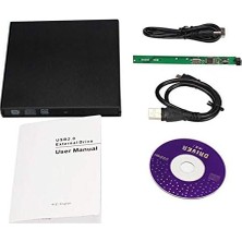 Leaf Shop 5114 USB Sata Slim 9.5mm DVD Rw Writer SSD External Harici Caddy Kutu