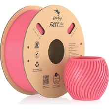 Leaf Shop Ender Fast Pla Filament 1,75 Mm, 3D Yazıcı Filament 300 Mm/sn'ye Kadar Yüksek Hız, Geri Dönüştürülebilir Karton Makara, Çoğu Fdm 3D Yazıcıya Uygun - 1 kg (2,2 Lb) Pembe