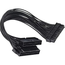 Leaf Shop 5145 24 Pin Atx Dual Psu Çoklayıcı Adaptör Anakart Mining Kablosu