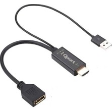 Leaf Shop Q-Dpx Hdmı(M) To Dısplayport(F) Çevirici