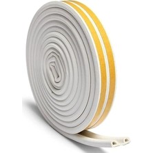 Leaf Shop Kapı Pencere Izolasyon Kauçuk Bant Beyaz 5.6 Metre